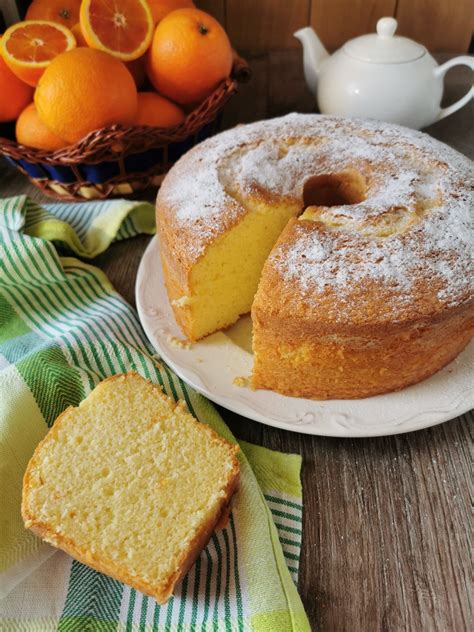 Chiffon Cake All Arancia Con Mambo Sofficissima