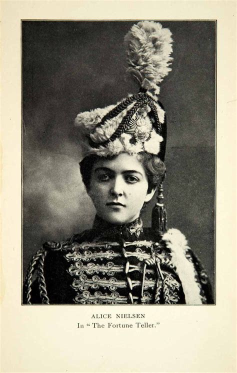 1900 Print Alice Nielsen Portrait Opera Singer Fortune Teller Drum Cor Period Paper Historic