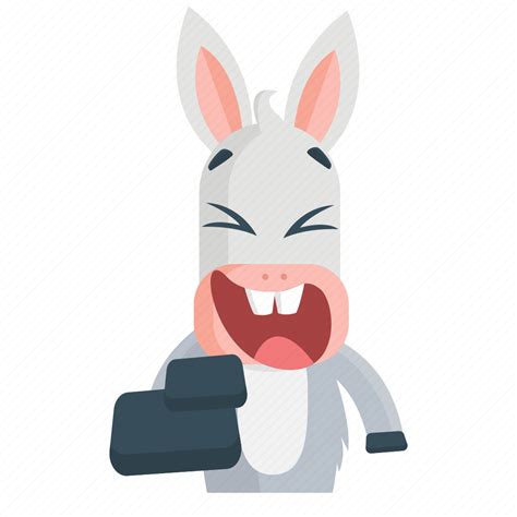 Donkey, emoji, emoticon, laugh, smiley, sticker icon - Download on ...