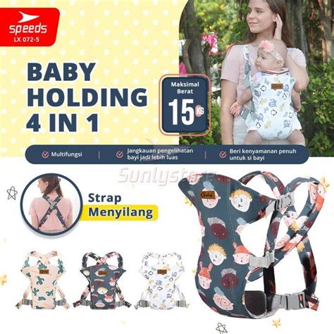 Speeds Gendongan Bayi Hipseat Gedongan Bayi 4in1 Baby Carrier Depan