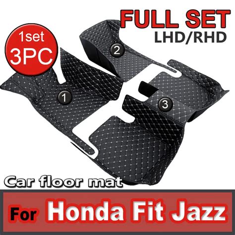 Car Floor Mats For Honda Fit Jazz GE 6 7 8 9 2011 2009 2013 Fit EV