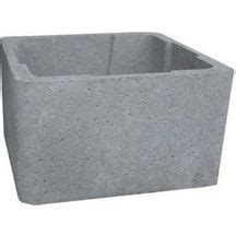 LEGOUEZ Réhausse béton RH60h35 avec emboîtement int 60x60 cm h 34 cm