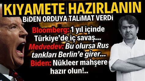 Nükleer mahşere hazır olun talimatı Bloomberg 1 yıl içinde Türkiye