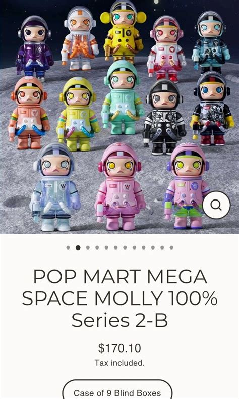 Wtt Popmart Pop Mart Molly Space Series With Series Hobbies Toys