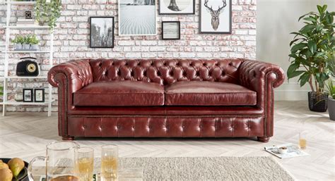 Blue Leather Chesterfield Sofa Bed | Cabinets Matttroy