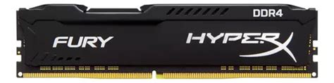 Memoria Ram Fury Gamer Color Negro Gb Hyperx Hx C Fb