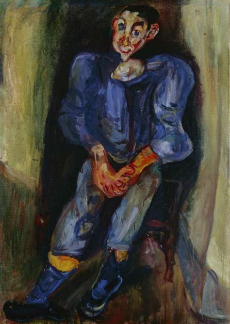 Gar On En Bleu Soutine Huile Sur Toile X Cm Flickr