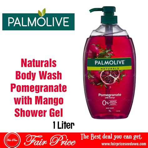 Palmolive Naturals Body Wash Pomegranate With Mango Shower Gel 1L