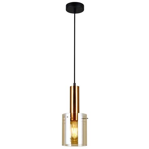 Wisząca LAMPA skandynawska SARDO PND 5581 1 BRO AMB Italux loftowa