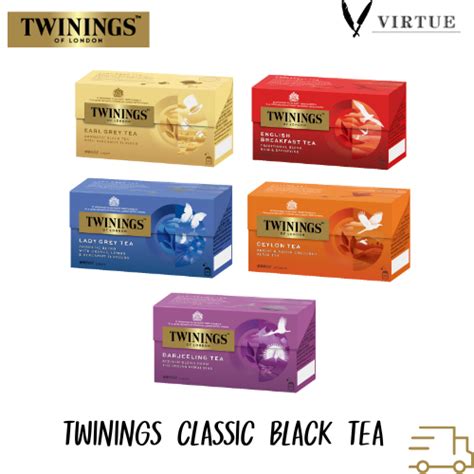 Twinings Classic Black Teas Earl Grey English Breakfast