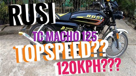 Rusi Macho Tc Top Speed Stock Engine Cha Rama Full System