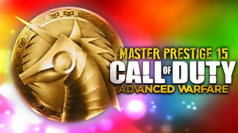 Advanced Warfare Road To Grand Master Prestige Master Prestige