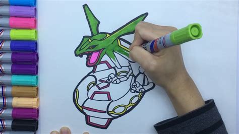 Pokemon Rayquaza Drawing Rayquaza Youtube