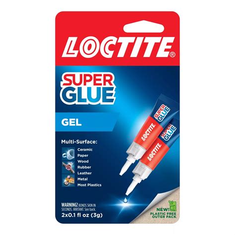 Loctite Super Glue Gel Tube 1 Pack Of 2 Tubes Clear 3 G Tubes