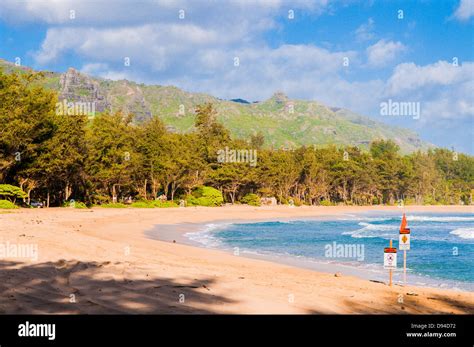 Anahola beach, Kauai, Hawaii Stock Photo - Alamy