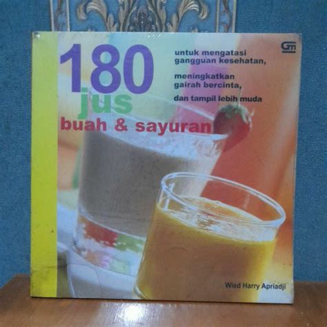 Jual Jus Buah Dan Sayuran Wied Harry Buku Original Shopee Indonesia