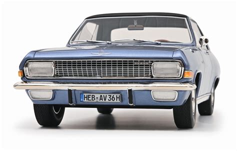 Schuco Opel Diplomat A Coupe Blaumetallic Schwarz