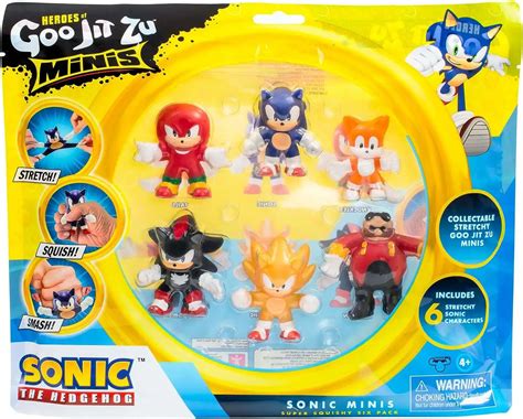 Heroes Of Goo Jit Zu Sonic The Hedgehog MINIS Sonic Knuckles Tails