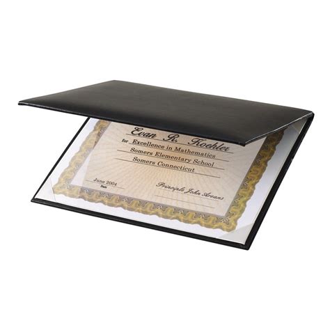 Clear Cover Padded Certificate Holder - AwardMakers