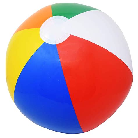 Beachgoer Pack Of 12 20 Beach Balls Rainbow Inflatable Beach Balls