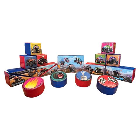 Monster Truck -17 Piece Set – Softplay Planet