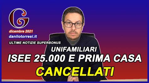 Superbonus Ultime Notizie Proroga Senza Isee E Prima Casa