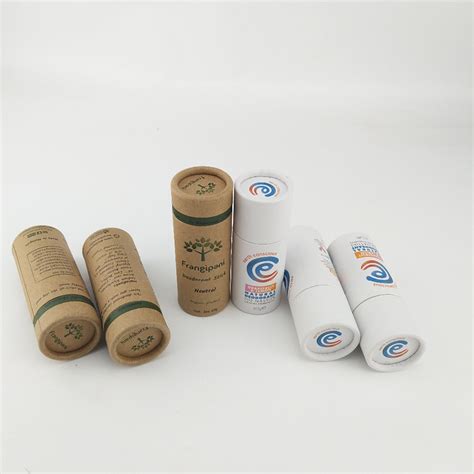 Custom Printed Biodegradable Ecofriendly Cardboard Push Up Tubes