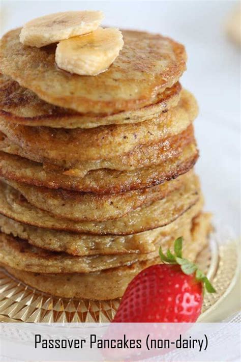 Passover Matzo Meal Pancakes Recipe Pesach Recipes Matzo Meal Matzo Meal Pancakes