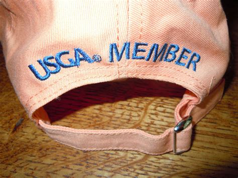 2015 Us Open Chambers Bay Light Orange Golf Hat Gem