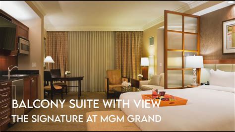 The Signature At Mgm Grand Las Vegas Balcony Deluxe Suite With View