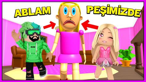 😂 Ablam Çildirdi Bİzİ Kovaladi 😱 KÜbra Nİsa Han Kanal 💖 Roblox Team