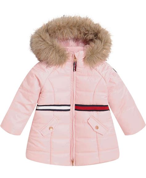 Tommy Hilfiger Baby Girls Longline Signature Puffer Jacket Macys