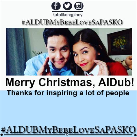 100 KATOLIKONGPINOY On Twitter Merry Christmas AlDub Thanks For