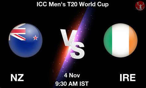 NZ Vs IRE Dream11 Team Prediction Fantasy Cricket Tips