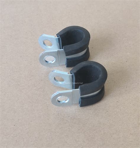 Galvanized P Clip Rubber Clamp 12mm Top Quality Hydraulic Pipe Clamp