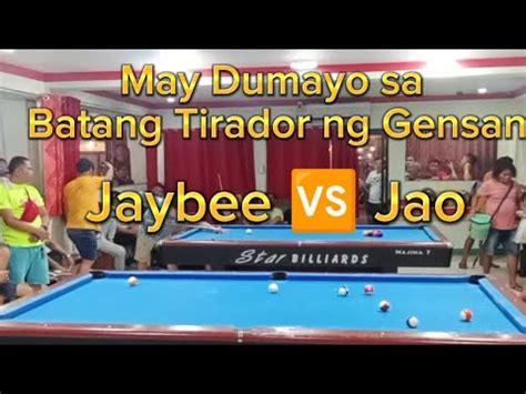 Dinayo Ang Batang Tirador Ng Gensan Jaybee Sucal Jao Race 11 10balls