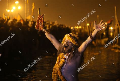 Naga Sadhu Hindu Naked Holy Man Editorial Stock Photo Stock Image Shutterstock