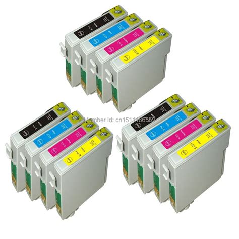 Pcs Compatible T Ink Cartridges For Epson Stylus S Sx