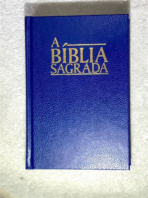 Portuguese Bible Rev Almeida Corrigida E Revisada Brazilian Blue