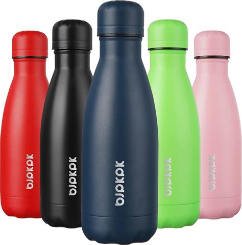 Amazon BJPKPK Water Bottles Insulated 12oz Stainless Steel Water