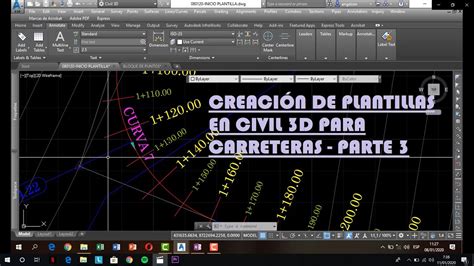 CreaciÓn De Plantillas En Civil 3d Para Carreteras Parte 3 Youtube