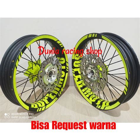 Jual Paketan Velg Pelek Supermoto KLX 150 DTRACKER 150 Ring 17 Costum