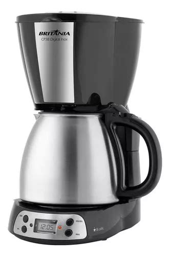 Cafeteira Brit Nia Cp Digital Jarra Inox W Preto V Frete Gr Tis