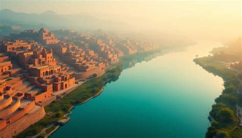 ancient river settlement image ancient river civilization