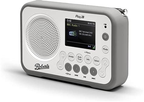 Roberts Play 20 White Portable DAB Radio with Bluetooth | Play20W ...