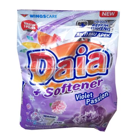 Jual Daia 800gr Detergen Softener Violet Detergent Powder Bubuk Sabun