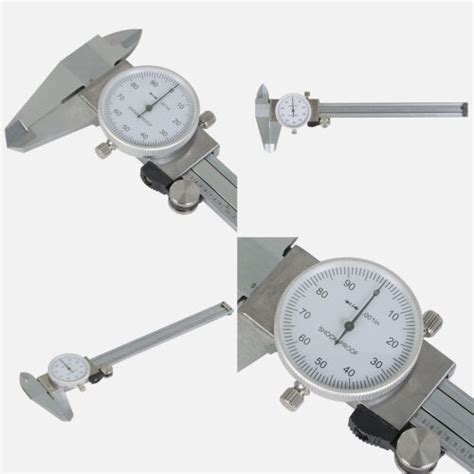 Us Stainless Steel Dial Caliper Shockproof Of One Inch