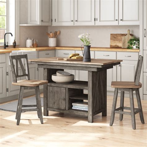 Rustic Oak Kitchen Island Table – Things In The Kitchen