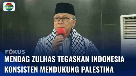 Mendag Zulhas Tegaskan Konsistensi Sikap Pemerintah Indonesia Dukung