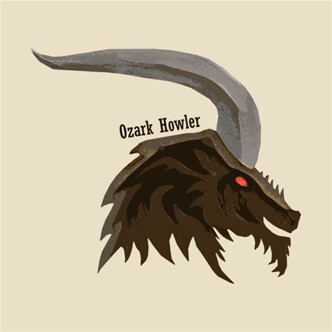 Ozark Howler Horned Monster by ozarkhowler | Ozark, Monster tshirt ...